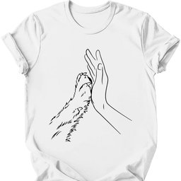 High Paw T Shirt Gift For Dog Lover