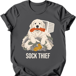 Great Pyrenees Sock Thief T Shirt Gift For Dog Lover