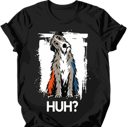 Irish Wolfhound Huh Dog T Shirt Gift For Dog Lover