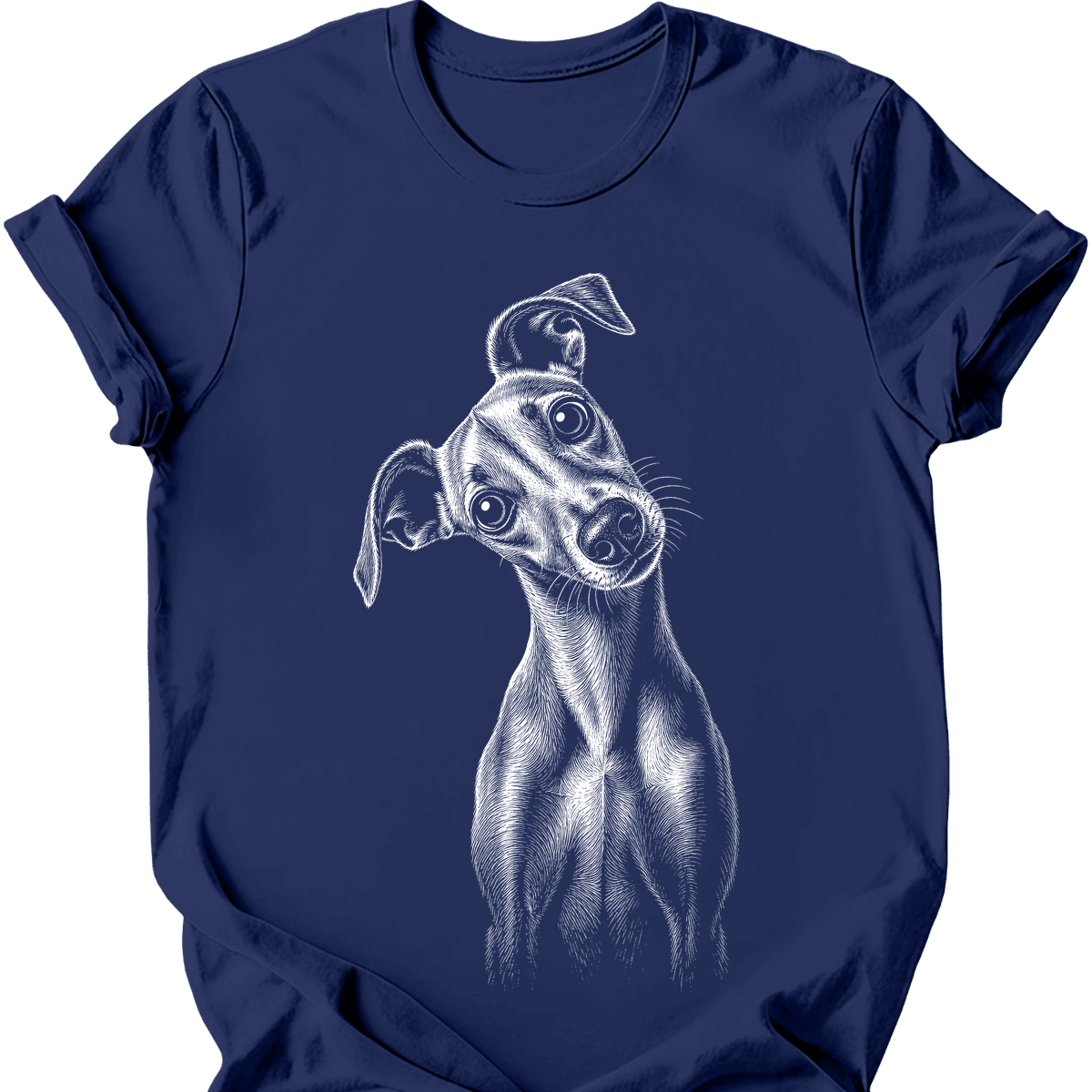 Galgo Tilted Dog T Shirt Gift For Dog Lover
