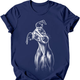 Galgo Tilted Dog T Shirt Gift For Dog Lover
