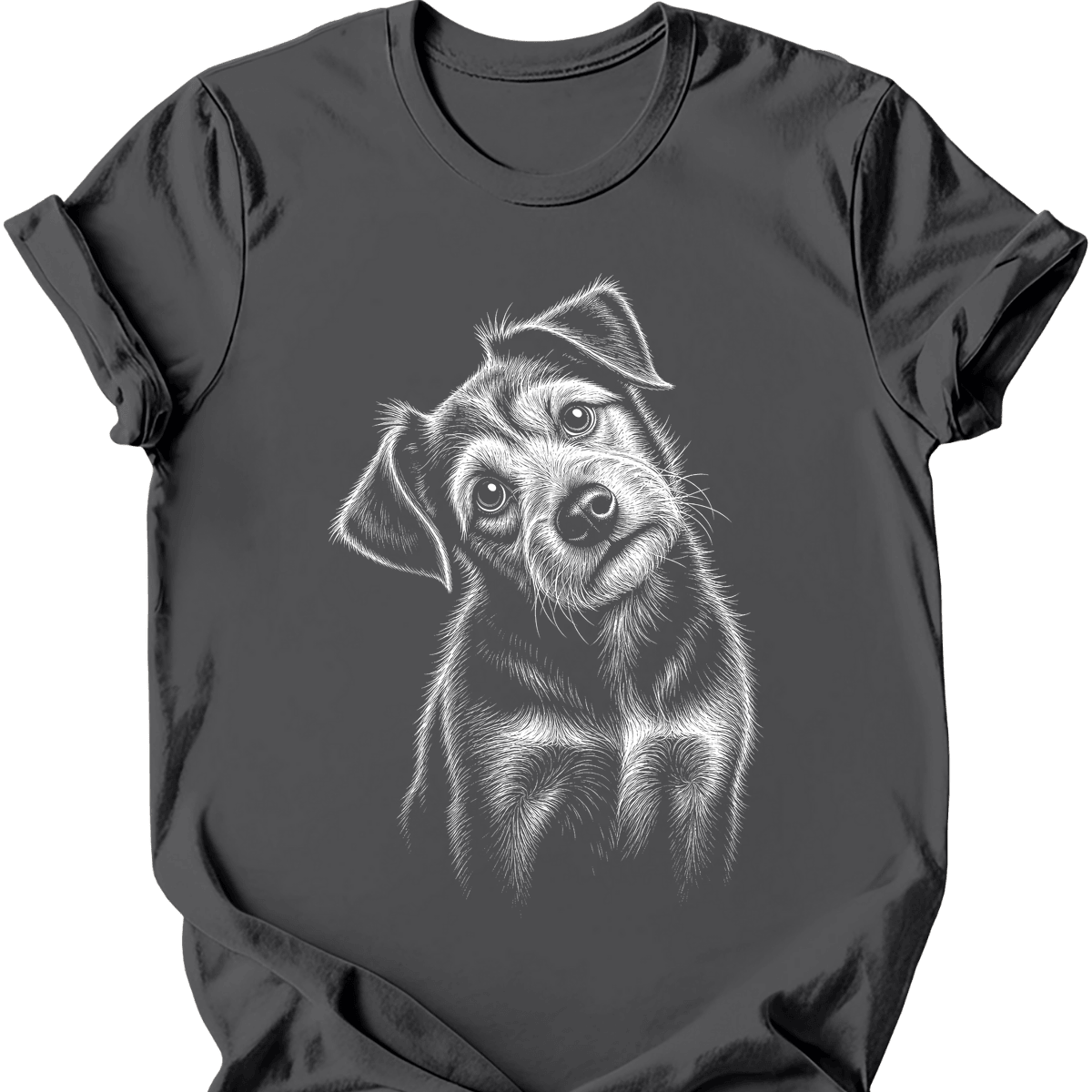 Mutt Mixed Breed Tilted Dog T Shirt Gift For Dog Lover