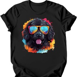Newfoundland Top Dog T Shirt Gift For Dog Lover