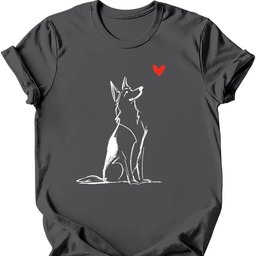 German Shepherd Sketch Dog T Shirt Gift For Dog Lover
