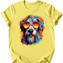 Irish Wolfhound Top Dog T Shirt Gift For Dog Lover