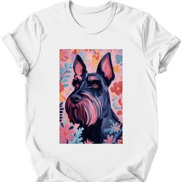 Giant Schnauzer Boho Dog T Shirt Gift For Dog Lover
