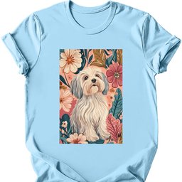Havanese Boho Dog T Shirt Gift For Dog Lover