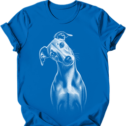 Greyhound Tilted Dog T Shirt Gift For Dog Lover