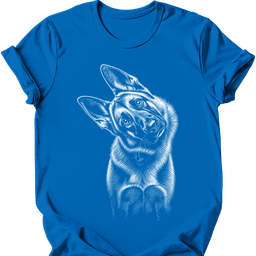 German Shepherd Tilted Dog T Shirt Gift For Dog Lover