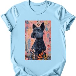 Kerry Blue Terrier Boho Dog T Shirt Gift For Dog Lover