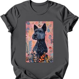 Kerry Blue Terrier Boho Dog T Shirt Gift For Dog Lover