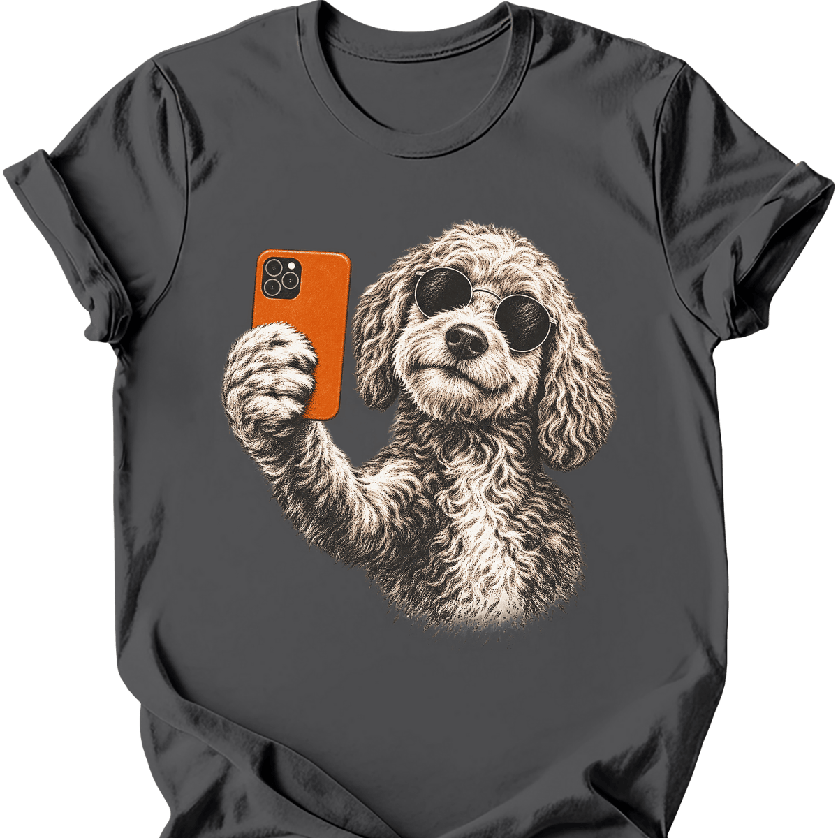 Goldendoodle Selfie Dog T Shirt Gift For Dog Lover