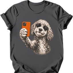 Goldendoodle Selfie Dog T Shirt Gift For Dog Lover