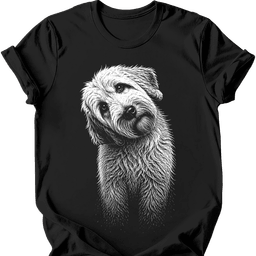 Old English Sheepdog Tilted Dog T Shirt Gift For Dog Lover