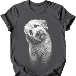 Old English Sheepdog Tilted Dog T Shirt Gift For Dog Lover
