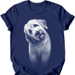 Old English Sheepdog Tilted Dog T Shirt Gift For Dog Lover