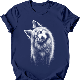 German Spitz Tilted Dog T Shirt Gift For Dog Lover