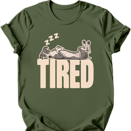 Greyhound Tired Dog T Shirt Gift For Dog Lover
