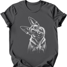Dutch Shepherd Tilted Dog T Shirt Gift For Dog Lover