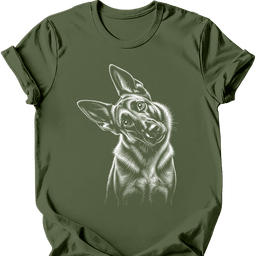Dutch Shepherd Tilted Dog T Shirt Gift For Dog Lover