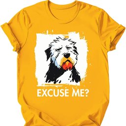 Old English Sheepdog Excuse Me Dog T Shirt Gift For Dog Lover
