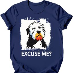 Old English Sheepdog Excuse Me Dog T Shirt Gift For Dog Lover