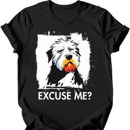 Old English Sheepdog Excuse Me Dog T Shirt Gift For Dog Lover