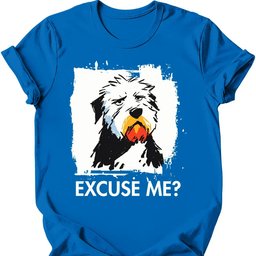 Old English Sheepdog Excuse Me Dog T Shirt Gift For Dog Lover