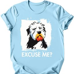Old English Sheepdog Excuse Me Dog T Shirt Gift For Dog Lover
