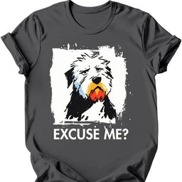 Old English Sheepdog Excuse Me Dog T Shirt Gift For Dog Lover