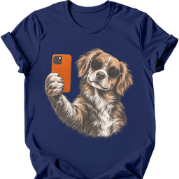 Nova Scotia Duck Tolling Retriever Selfie Dog T Shirt Gift For Duck Lover