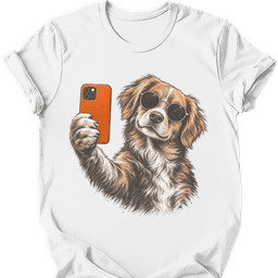 Nova Scotia Duck Tolling Retriever Selfie Dog T Shirt Gift For Duck Lover