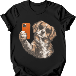 Nova Scotia Duck Tolling Retriever Selfie Dog T Shirt Gift For Duck Lover