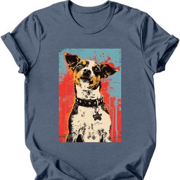 Jack Russell Punk Dog T Shirt Gift For Dog Lover