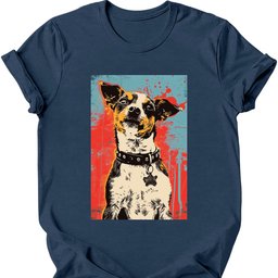 Jack Russell Punk Dog T Shirt Gift For Dog Lover