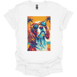 English Springer Spaniel Summer Dog T Shirt Gift For Dog Lover