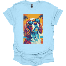 English Springer Spaniel Summer Dog T Shirt Gift For Dog Lover