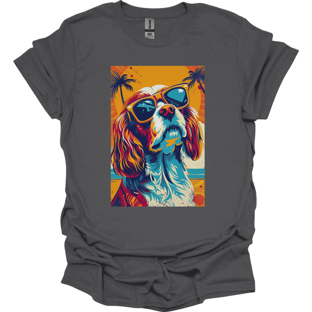 English Springer Spaniel Summer Dog T Shirt Gift For Dog Lover