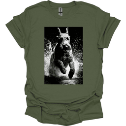 Kerry Blue Terrier Puddle Dog T Shirt Gift For Dog Lover