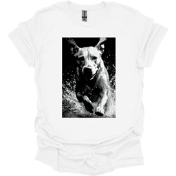 Labrador Puddle Dog T Shirt Gift For Dog Lover