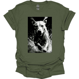 Labrador Puddle Dog T Shirt Gift For Dog Lover