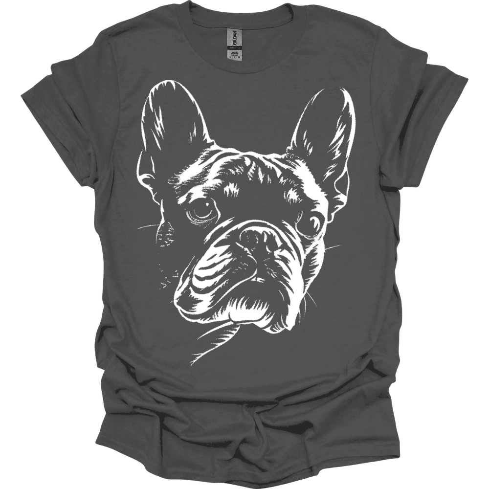 French Bulldog Line Art T Shirt Gift For Dog Lover