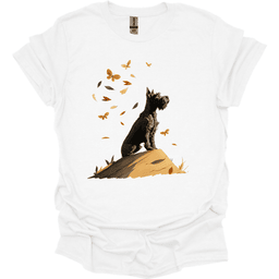 Giant Schnauzer Fall Dog T Shirt Gift For Dog Lover
