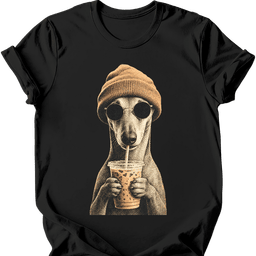 Greyhound Hipster Dog T Shirt Gift For Dog Lover