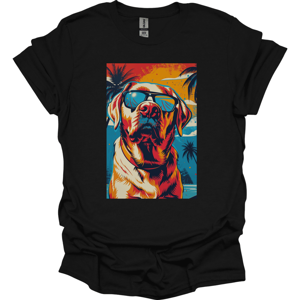 Labrador Summer Dog T Shirt Gift For Dog Lover
