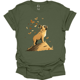 French Bulldog Fall Dog T Shirt Gift For Dog Lover