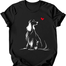 English Springer Spaniel Sketch Dog T Shirt Gift For Dog Lover