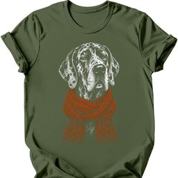 Great Dane Winter Dog T Shirt Gift For Dog Lover
