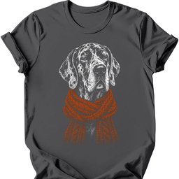 Great Dane Winter Dog T Shirt Gift For Dog Lover