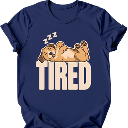 Mutt Mixed Breed Tired Dog T Shirt Gift For Dog Lover